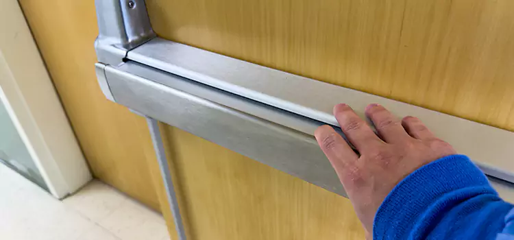 Installing a Push Bar on a Door Ankeny